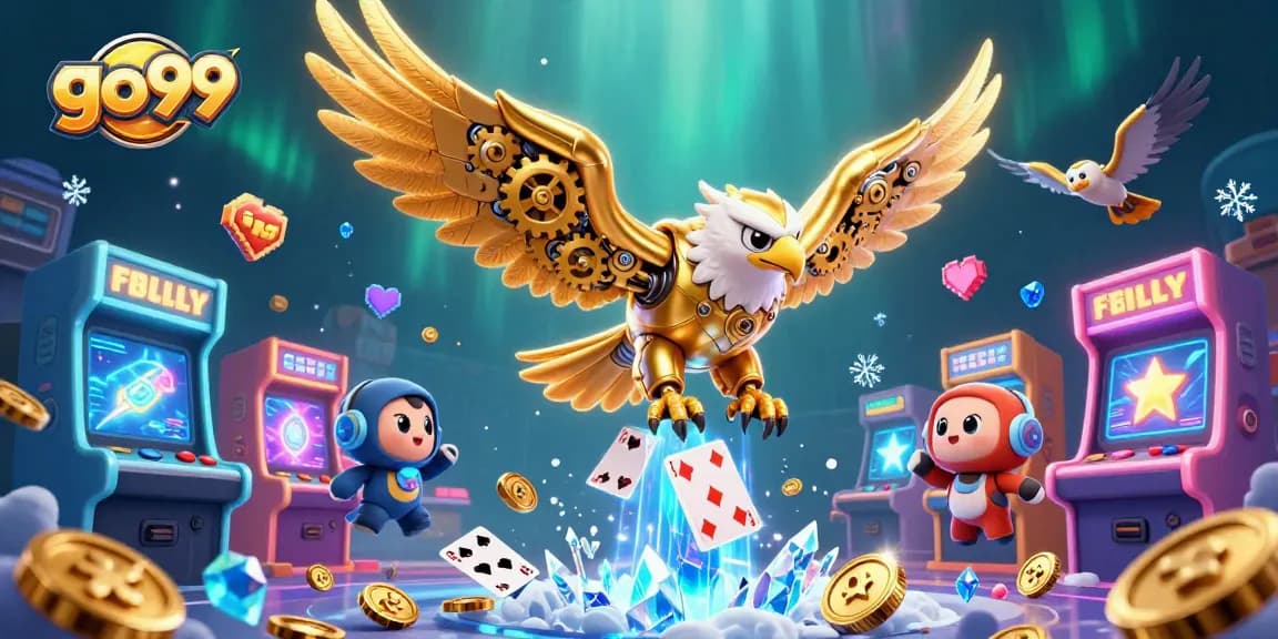 Experience thrilling gameplay at go99 with vibrant 3D casino art showcasing exciting gaming thrills.