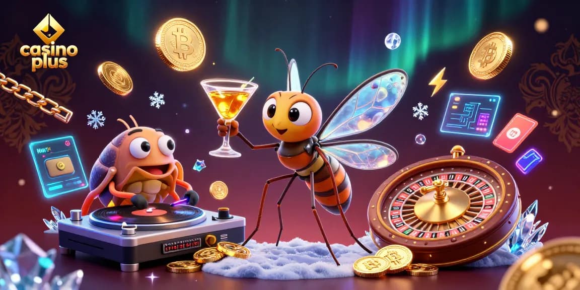 Experience the thrill of casino plus with our vibrant 3D cartoon scene featuring engaging characters and gaming elements.