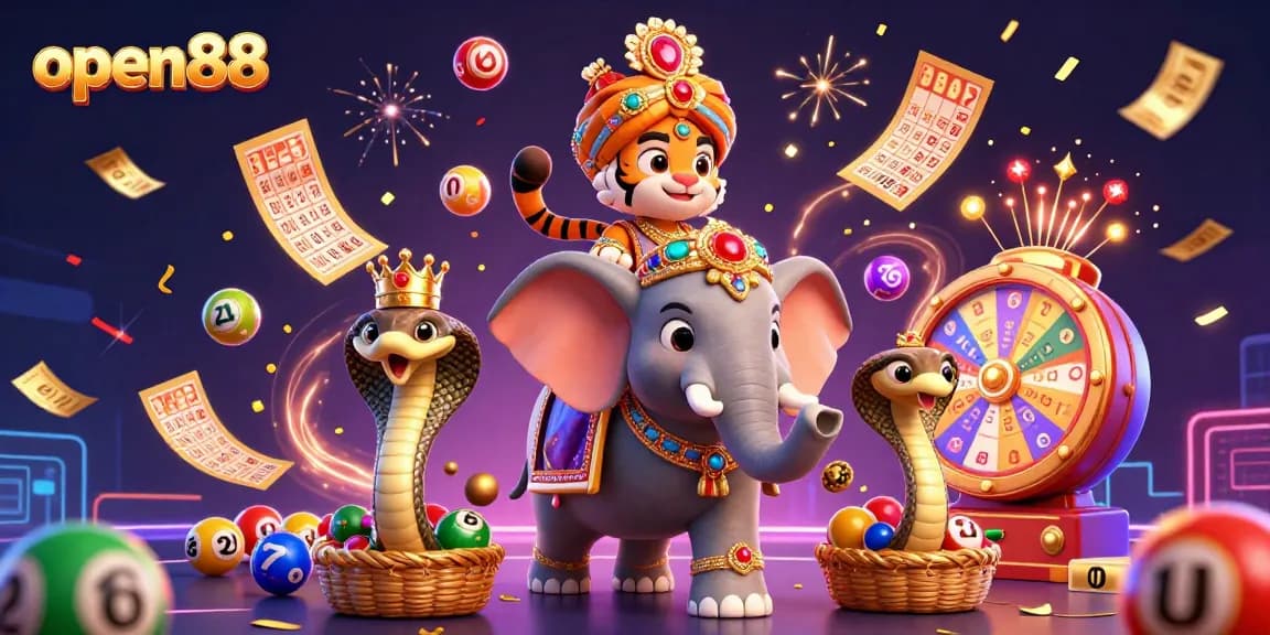 Experience thrilling gameplay with open88, featuring vibrant lottery elements and rich, colorful casino ambiance.