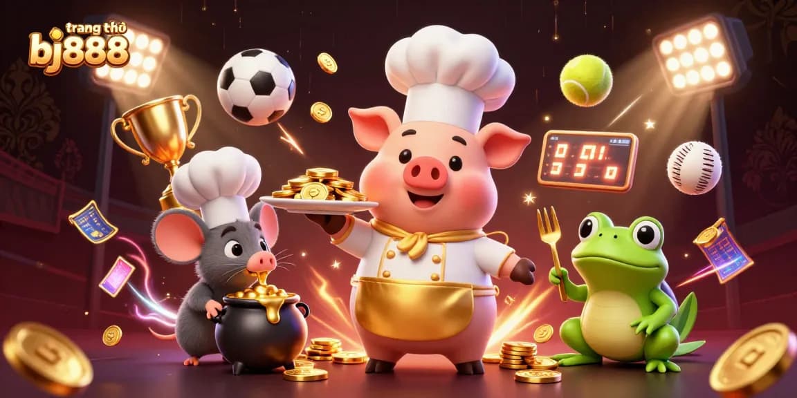Engage with trending games at the trang chủ bj888 platform featuring vibrant casino characters.