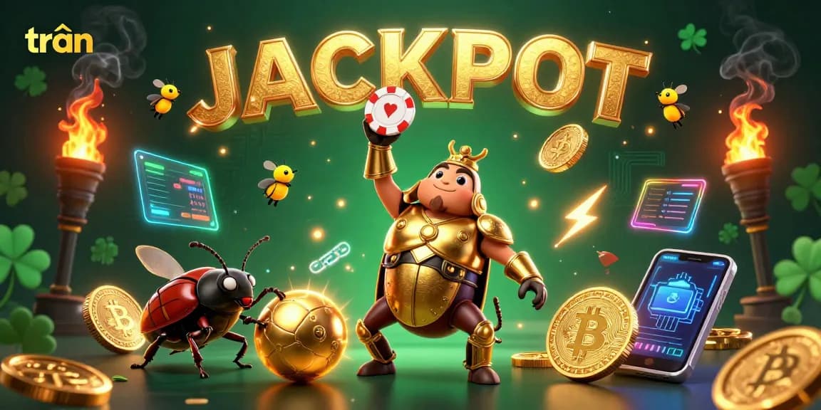 Spin to win with trần-themed 3D characters showcasing vibrant casino gameplay elements.