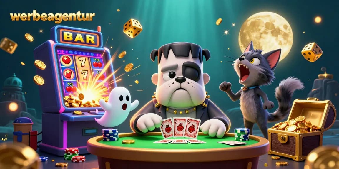 Engage with werbeagentur's thrilling slot adventures in a vibrant 3D casino world.