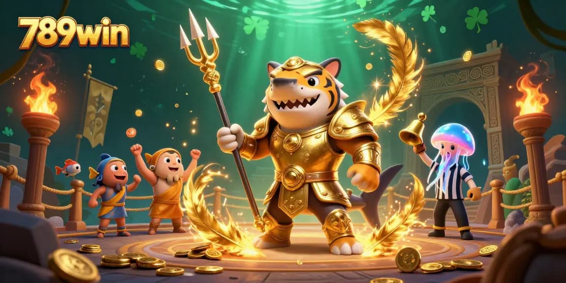 Engage with thrilling opportunities at 789win online casino with a dynamic underwater scene.