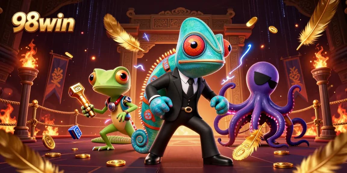 Experience thrilling gambling with 98win featuring agents and dynamic action in a vibrant casino.