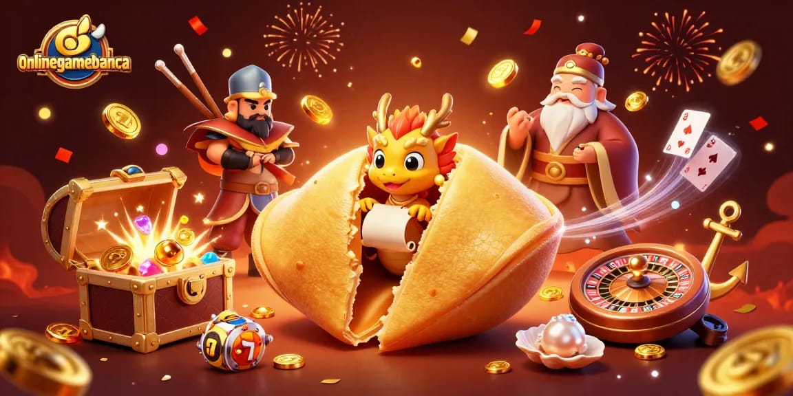 Spin and win with onlinegamebanca's vibrant casino scene full of fortune and excitement.