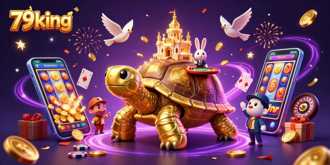 Experience thrilling gameplay with 79king's golden tortoise casino scene full of excitement.