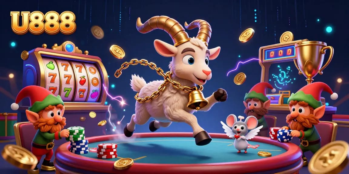 U888’s dynamic holiday-horror casino vibrantly comes alive with festive characters and thrilling gaming elements.