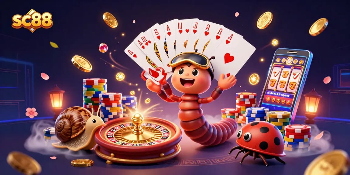 Experience thrilling gaming at sc88 with vibrant 3D casino elements and dynamic characters