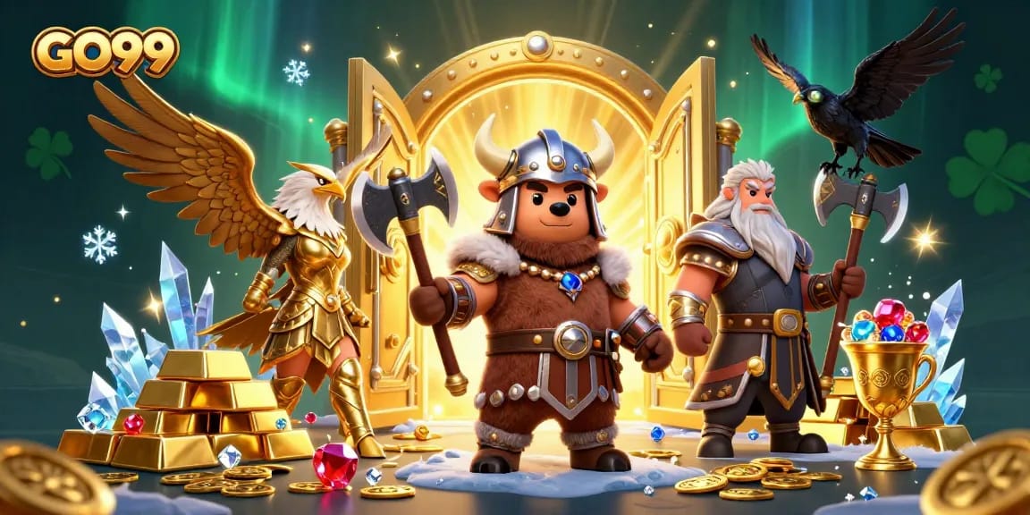 Engage in thrilling gameplay at GO99, featuring rich treasures and dynamic casino elements.