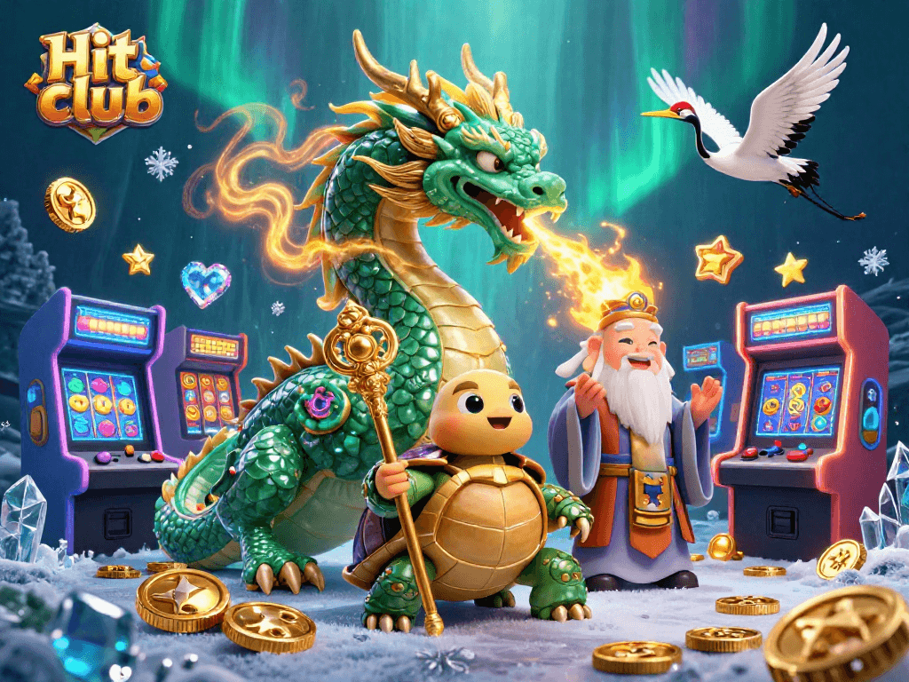 Engage in thrilling gameplay at Hit club with vibrant slot machines and magical characters.