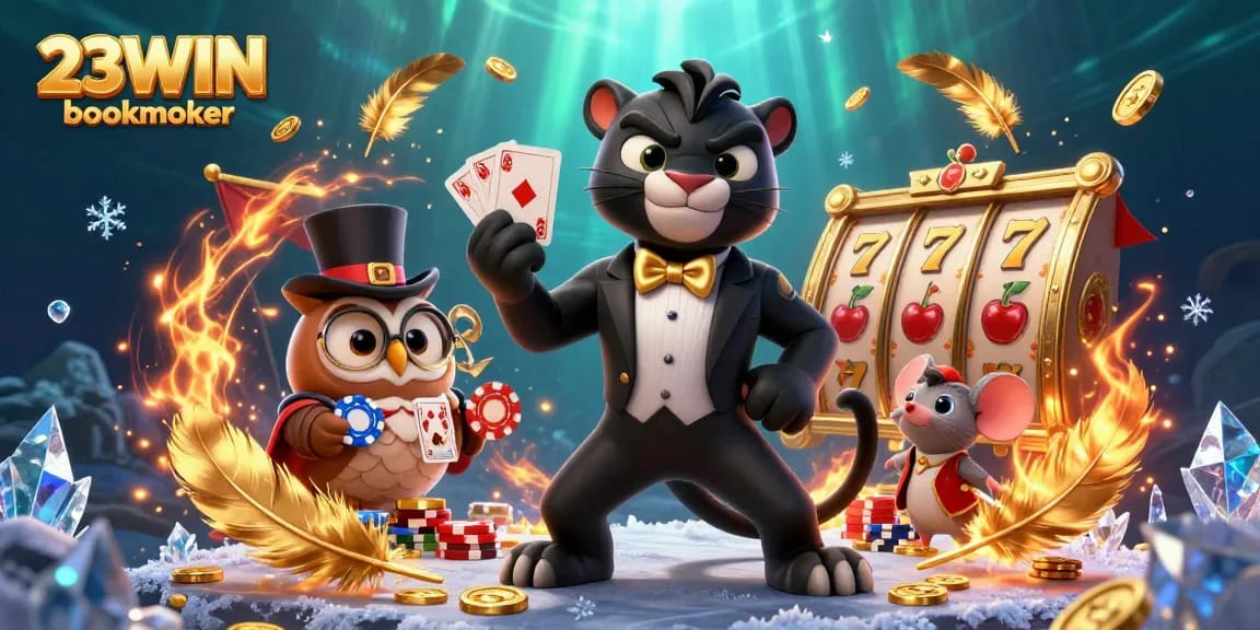 Play at 23WIN bookmaker with slot games and vibrant 3D characters for an exciting experience