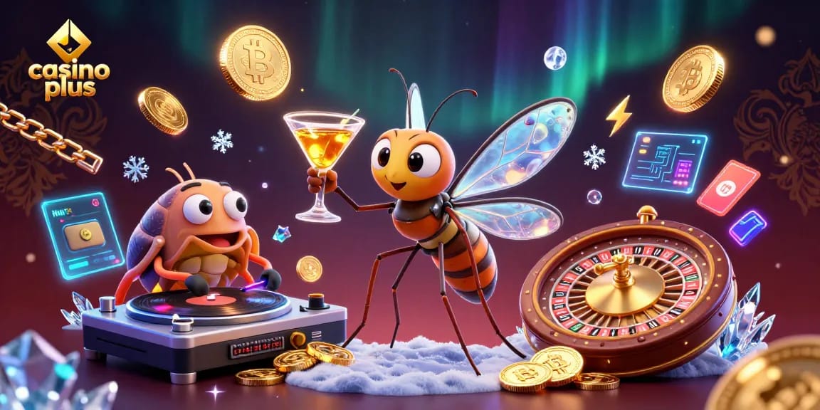 Experience the thrill of casino plus with our vibrant 3D cartoon scene featuring engaging characters and gaming elements.