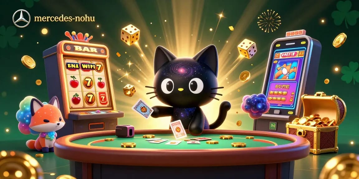 Engage in thrilling gameplay with mercedes-nohu at a vibrant cosmic casino.
