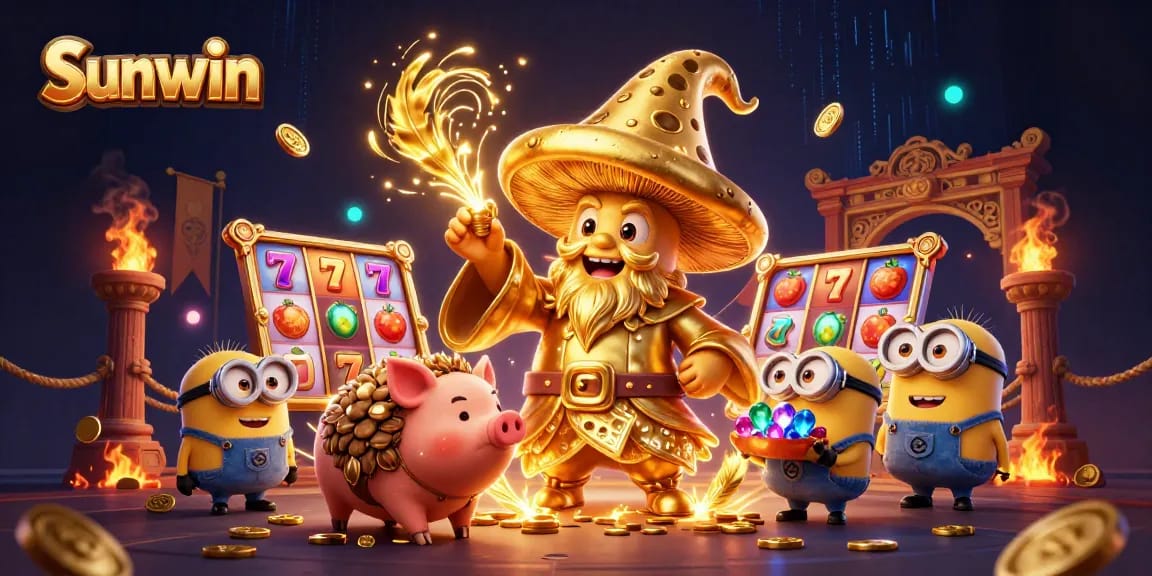 Engage with sunwin's magical slots experience featuring wizards, treasures, and vibrant gaming elements.