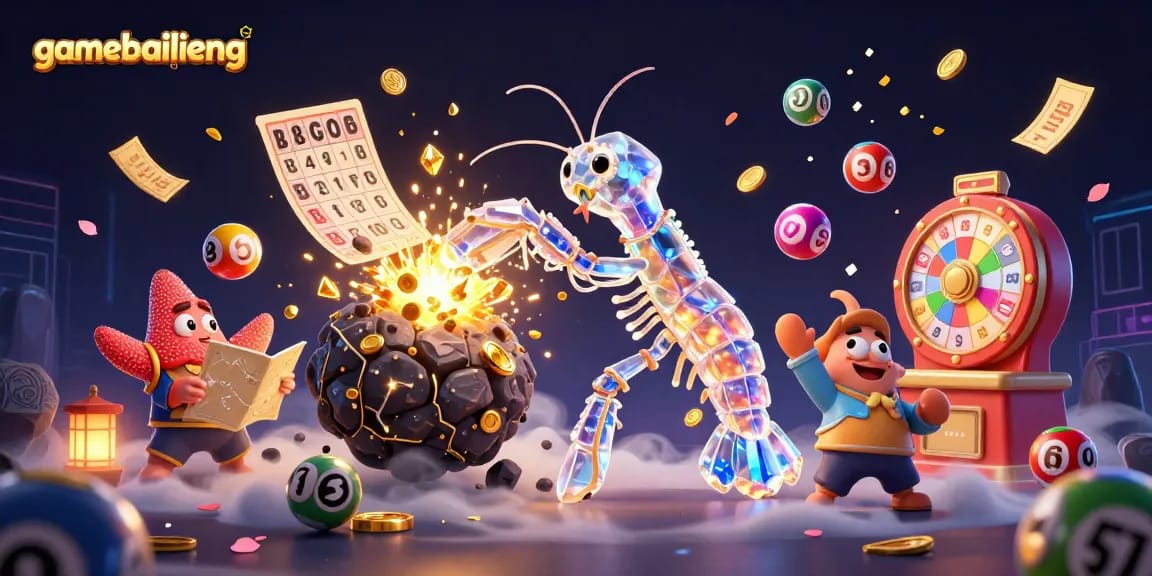 Experience thrilling gameplay and winning strategies with gamebailieng in this engaging 3D illustration