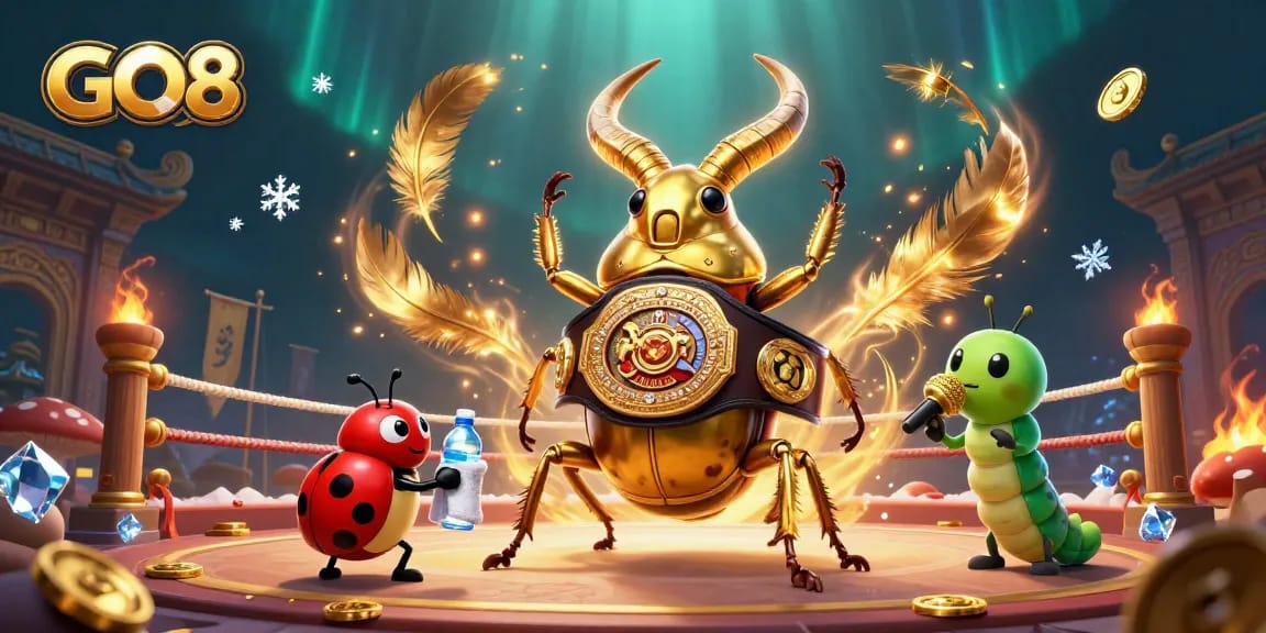 Engage in thrilling gameplay with GO8's vibrant characters and dynamic casino elements in an immersive setting.
