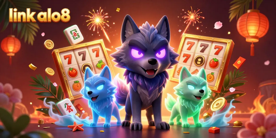 Experience thrilling gameplay with link alo8, featuring ghostly wolves and vibrant casino elements.