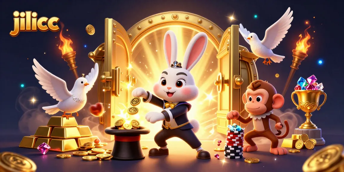 Experience thrilling action at jilicc, with magical characters amidst sparkling casino treasures.
