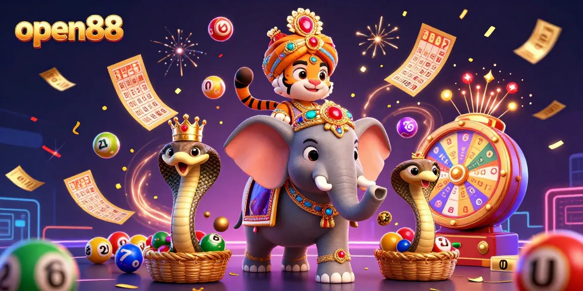 Experience thrilling gameplay with open88, featuring vibrant lottery elements and rich, colorful casino ambiance.