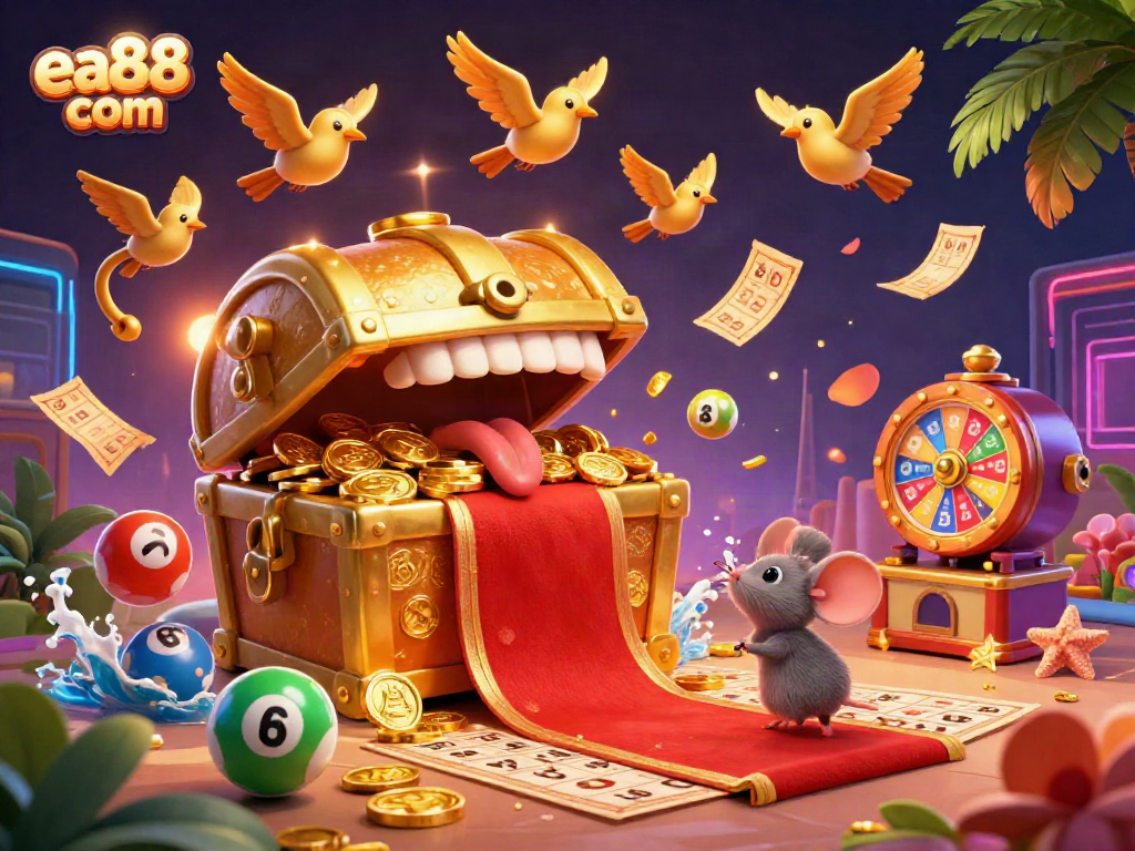 Engage in fun and vibrant gaming with ea88 com featuring dynamic lottery elements and rich illustrations.