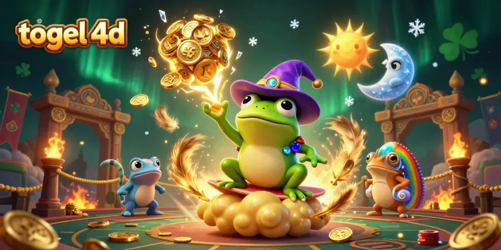 Experience the excitement of togel 4d with enchanting characters and vibrant casino elements.
