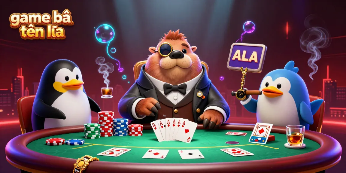 Engage with game bài tiến lên at an underwater poker table featuring vibrant characters and dynamic gameplay.