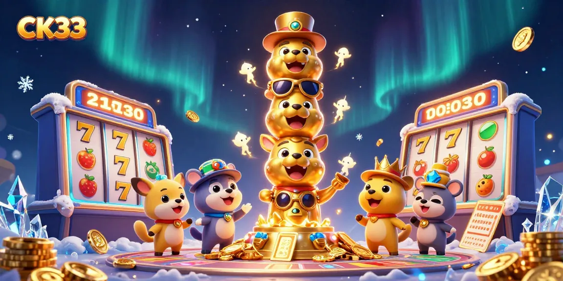 CK33 showcases an exciting scene with animated totem and vibrant slots elements for immersive gaming experiences.