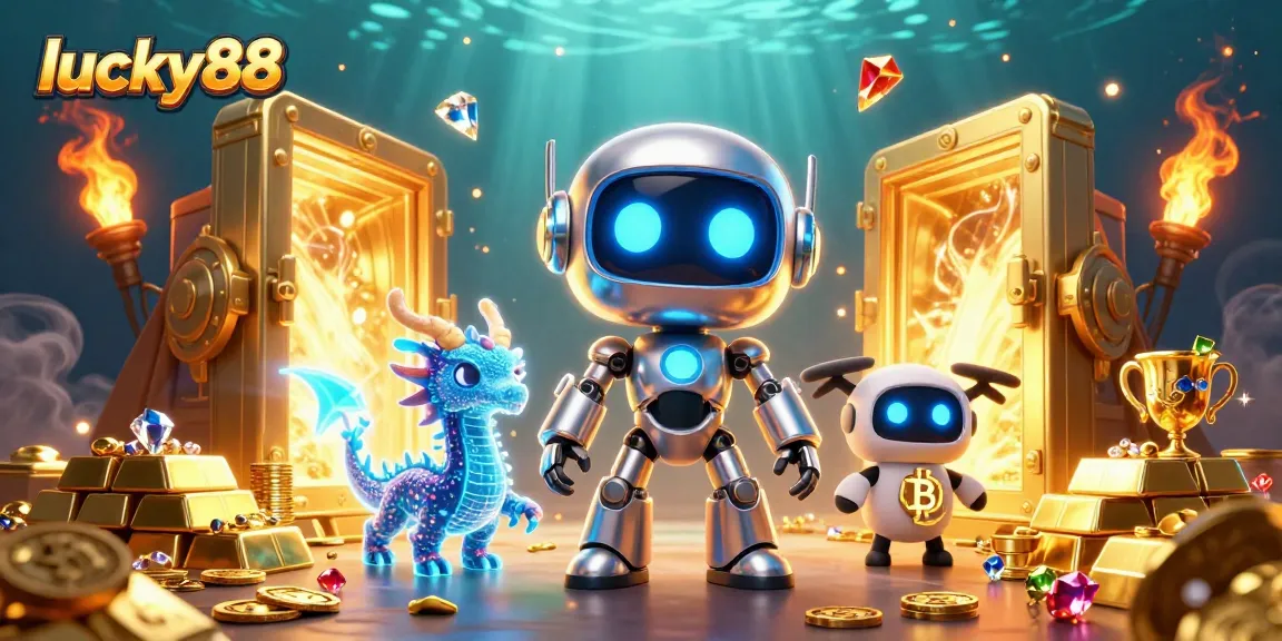 Spin to win with lucky88 slot games featuring vibrant treasures and dynamic characters.