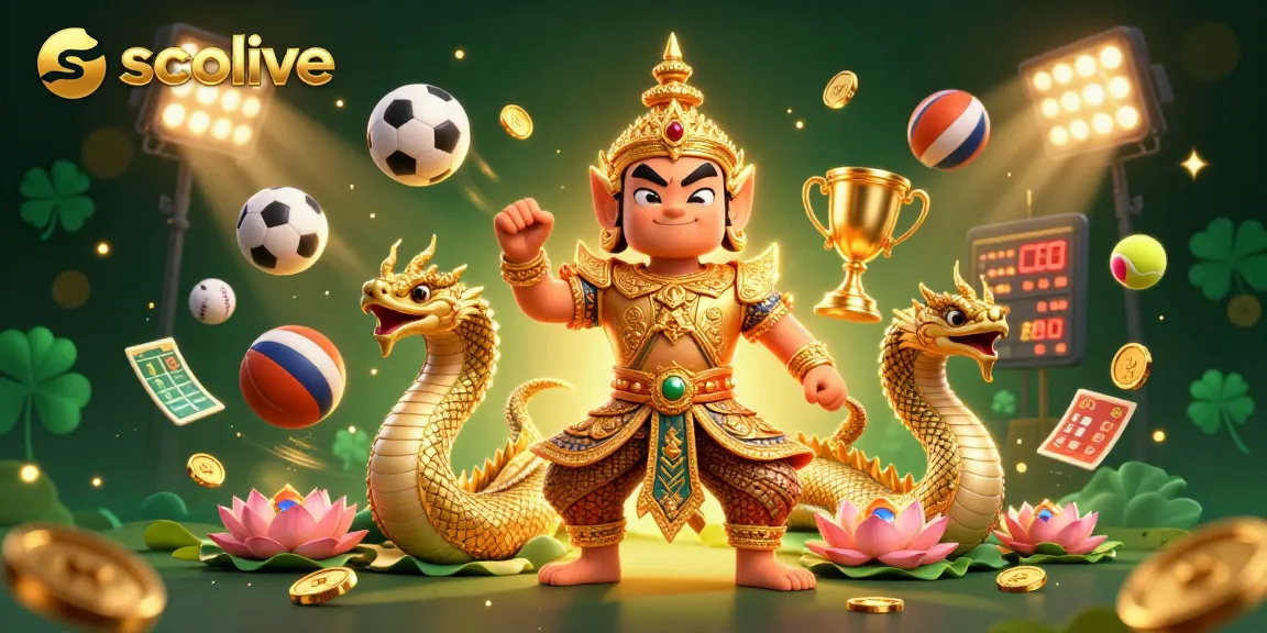 Socolive streams high-quality soccer action with vibrant 3D guardians and dynamic sports elements.