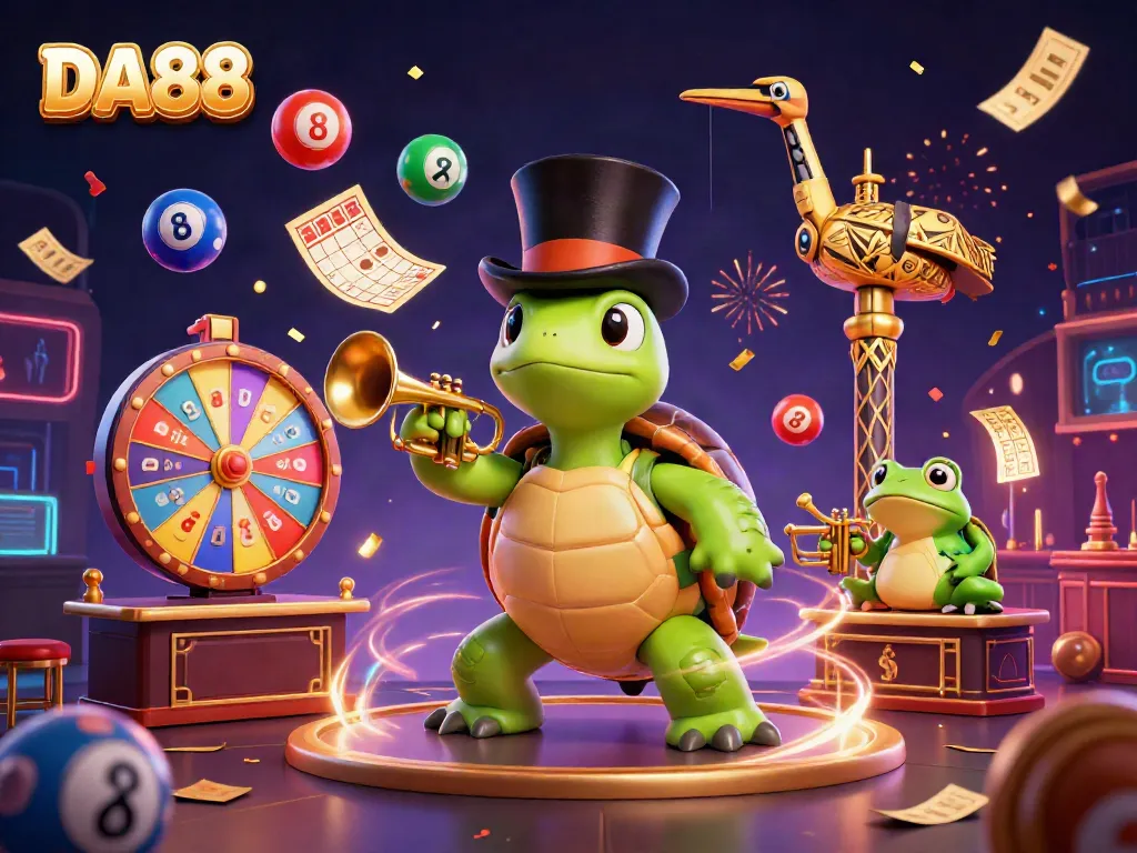 Engage in thrilling moments at DA88 with vibrant characters in a dynamic speakeasy scene filled with casino elements.