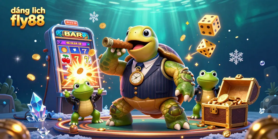Experience the thrill of đăng nhập fly88 with vibrant characters and exciting casino elements in a dynamic 3D scene.