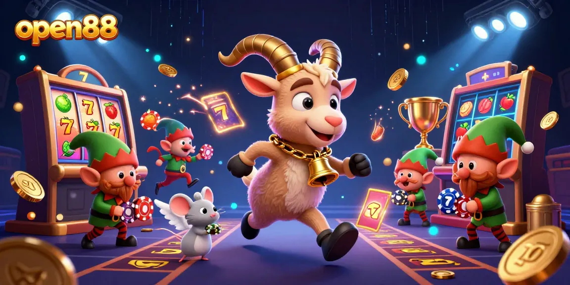 Experience thrilling gameplay with open88 as Krampus manages a holiday casino amidst chaos.