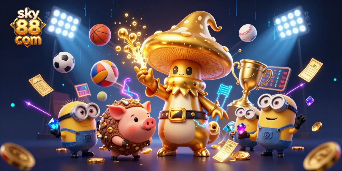 Experience thrilling magic at sky 88 com with golden treasures and dynamic sports betting action!