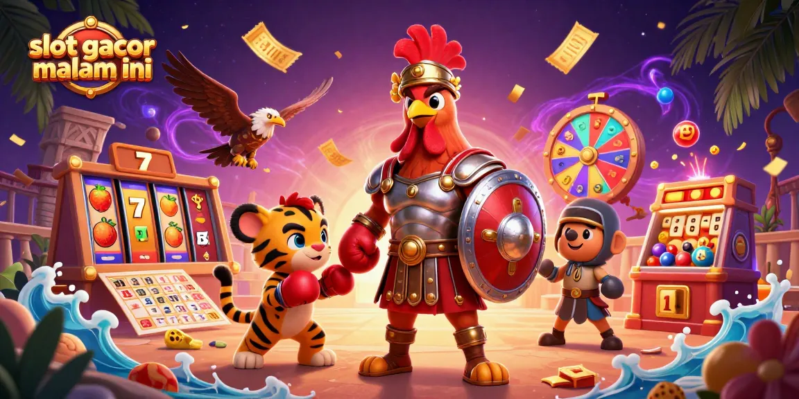 Engage in thrilling experiences with slot gacor malam ini under a vibrant and dynamic casino scene.
