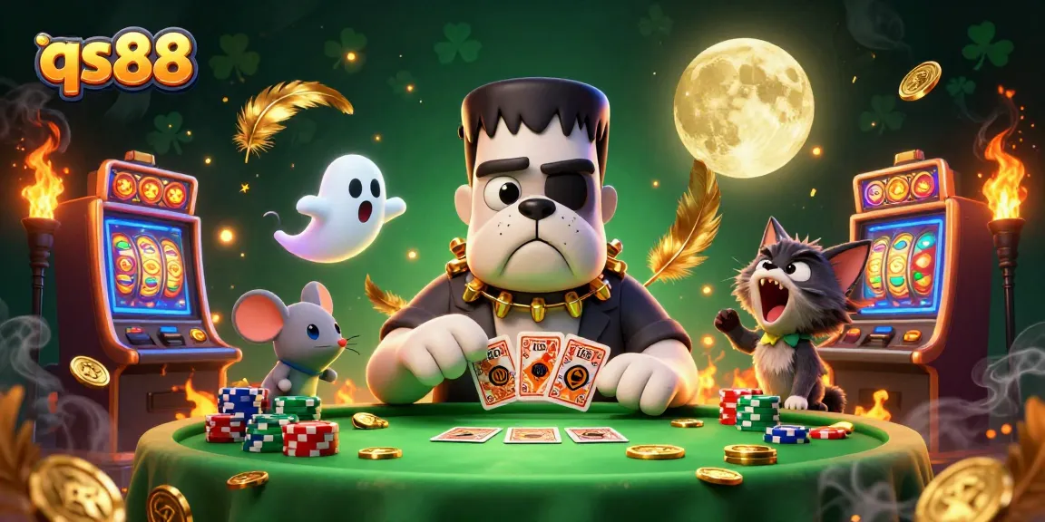 Engage with qs88's thrilling slot adventures featuring a quirky bulldog dealer and mesmerizing animations.