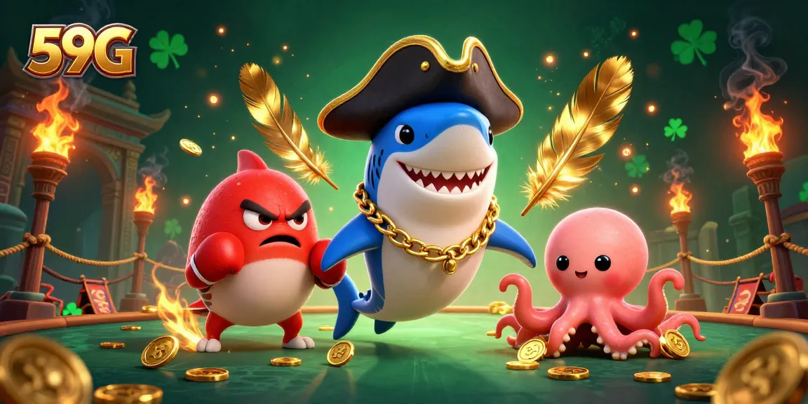 Experience thrilling gameplay with 59G in this vibrant, action-packed casino scene.