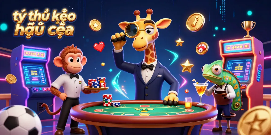 Engage in tỷ lệ kèo nhà cái with vibrant 3D characters enjoying a lively betting scene.
