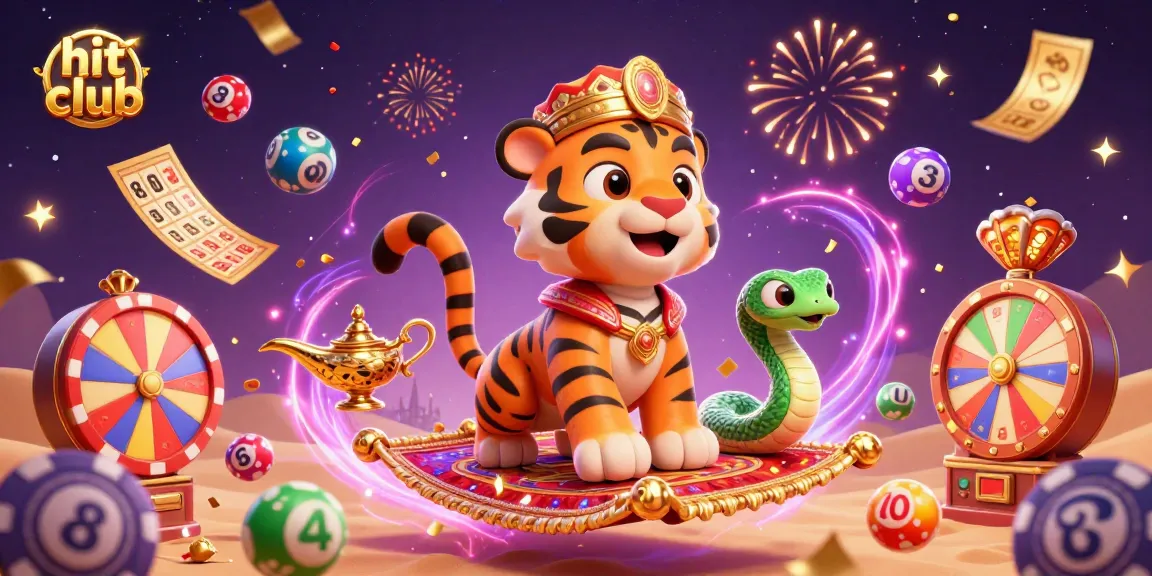 Engage in the thrilling gameplay of hit club with vibrant casino elements and dynamic lottery excitement.