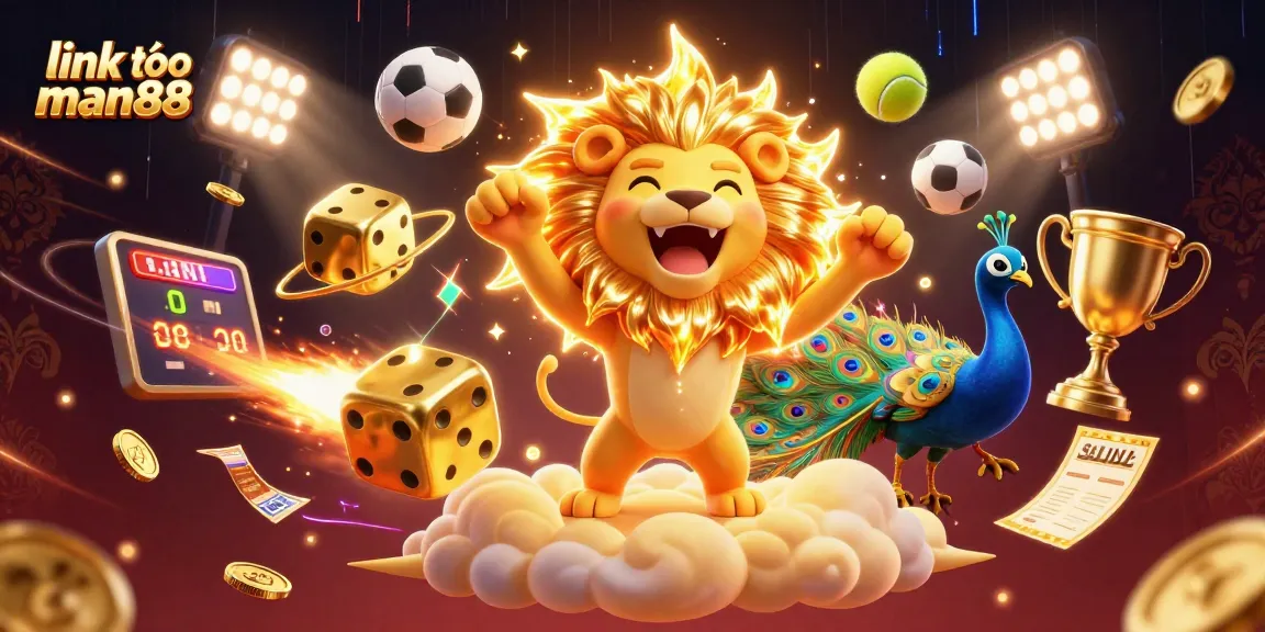 Experience excitement with link vào man88 as the lion roars amidst dynamic sports betting elements.
